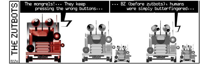 the zutbots in colour — saturday