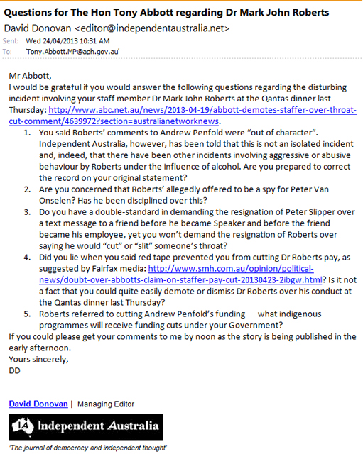 IA letter