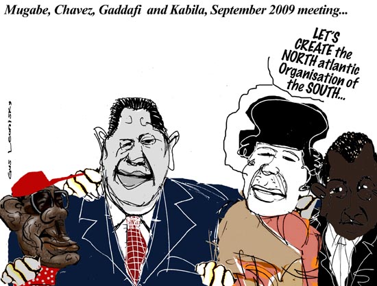 gaddafi chavez