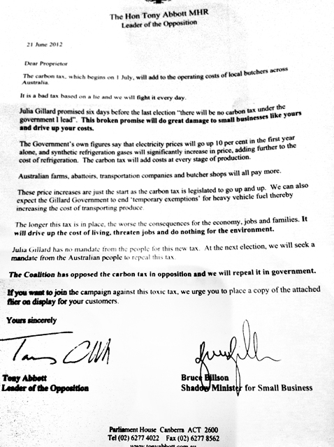 abbott's letter