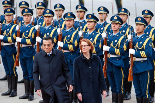Gillard in China
