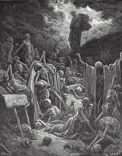 Ezekiel 37 1-2