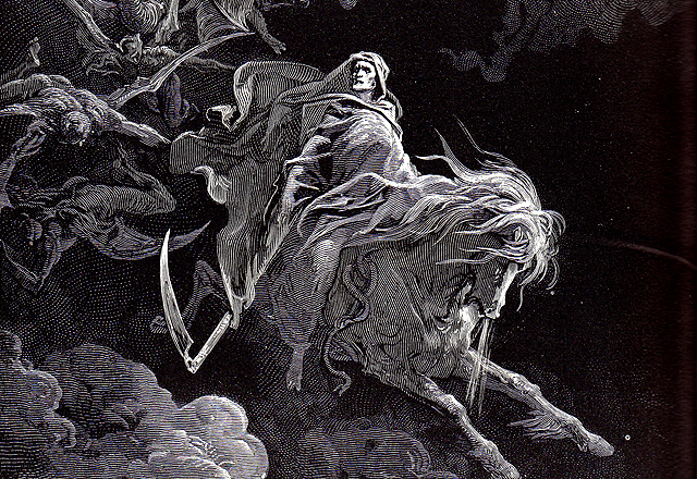 death on a horse...