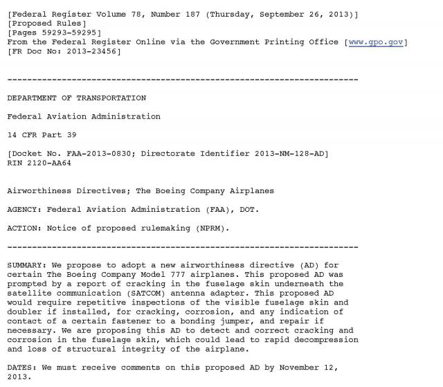 airworthiness directive