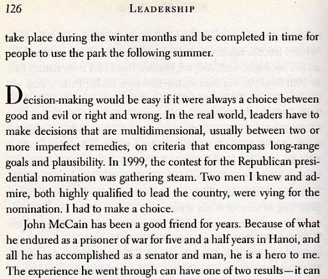 leadership...