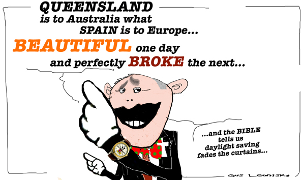 queensland pesetas...