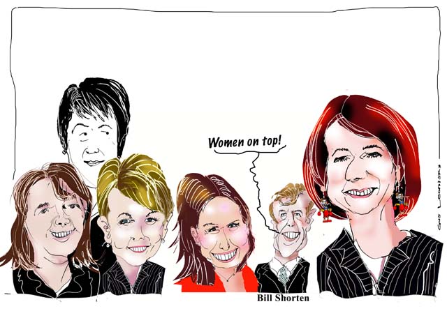 women on top.