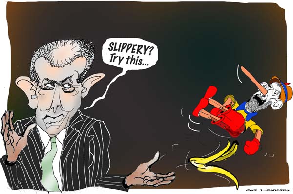 slippery slip...