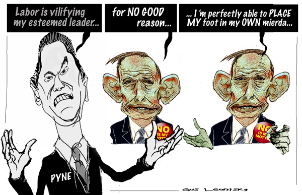 vilification...